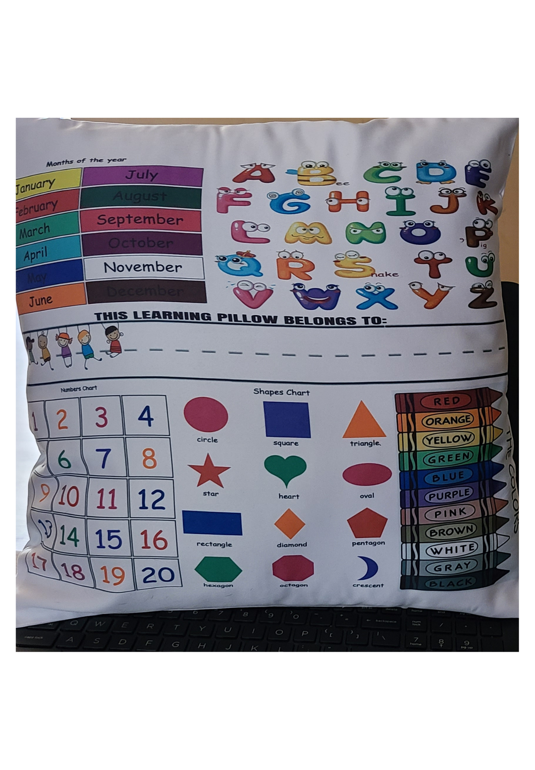 Kids Learning Pillow